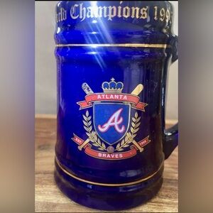 Vintage Hunter Atlanta Braves 1995 World Series Championship Stein MLB Limited
